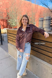 Leopard Lady Button Up