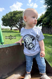 KIDS Happy Hereford Tee- GREY