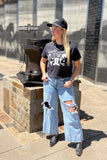 Western Collage Boxy Tee