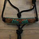 Rope Halter with Leather nose and